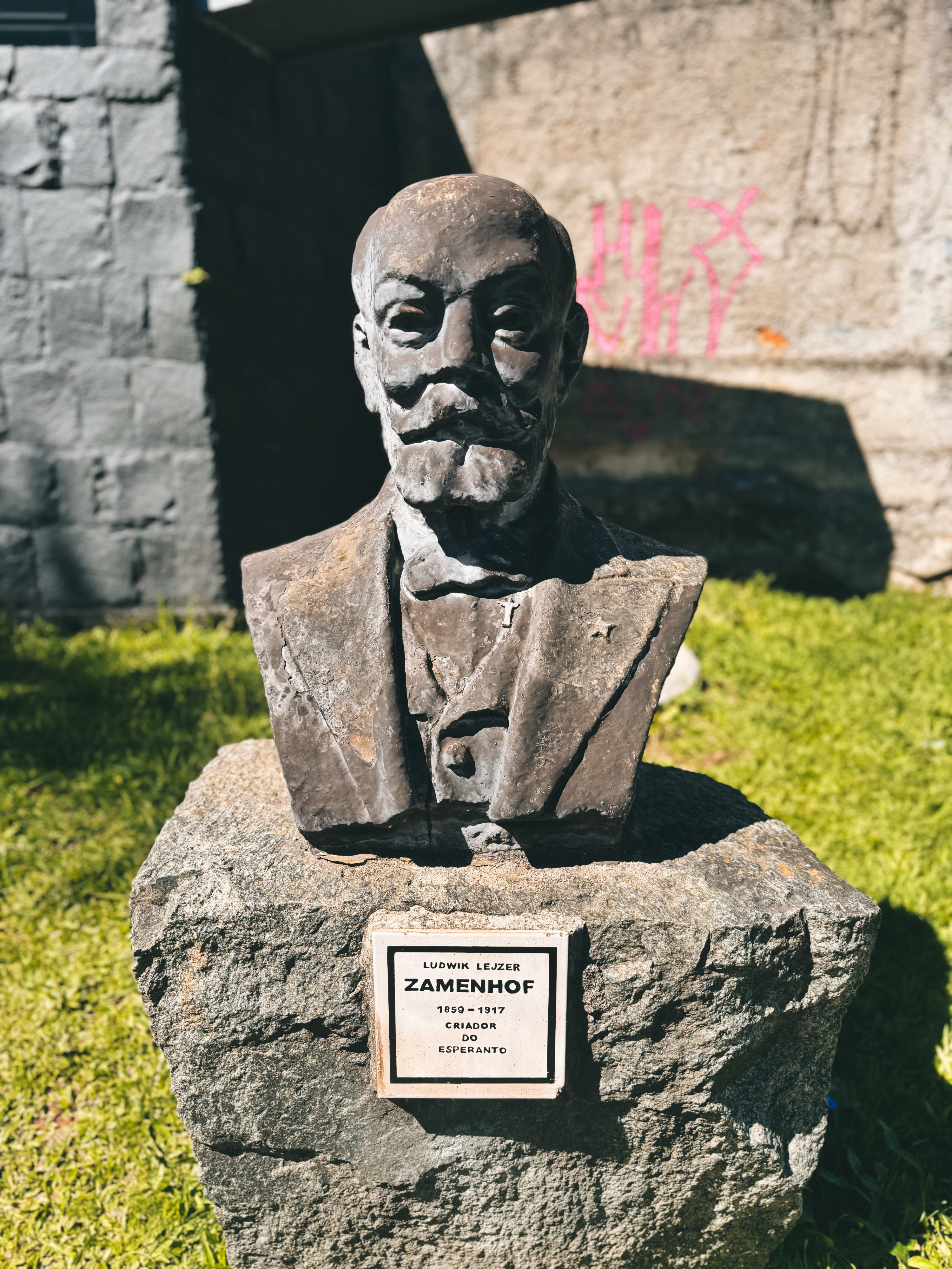 zamenhof. criador do esperanto. bairro alto da glória, curitiba